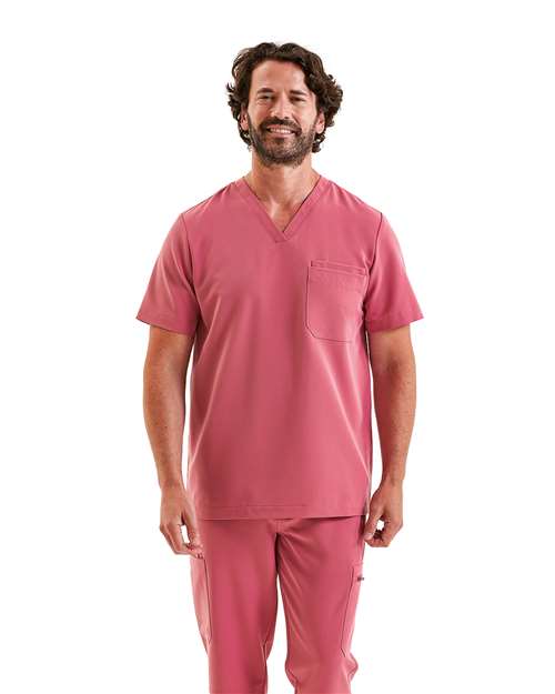 Onna - Camiseta médica elástica con cuello en V para hombre - NN200