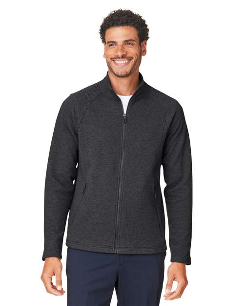North End - Men's Spirit Textured Full-Zip - NE727