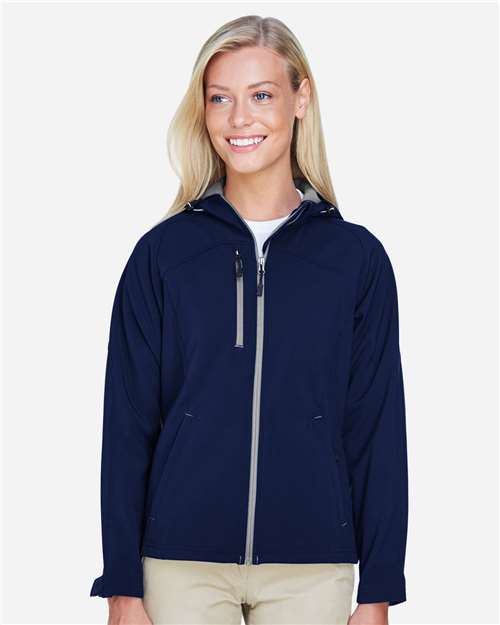 North End - Chaqueta con capucha y forro polar de dos capas Prospect para mujer - 78166
