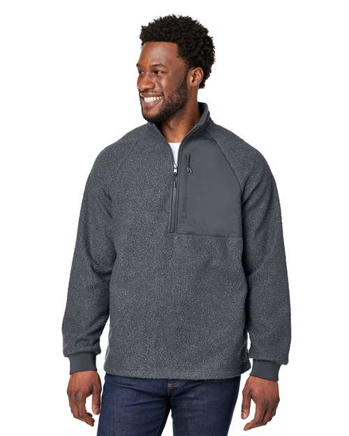 North End - Men's Aura Sweater Fleece Quarter-Zip Pullover - NE713