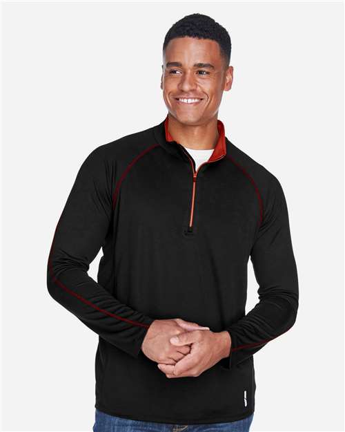 North End - Jersey de rendimiento Radar con cremallera de un cuarto para hombre - 88187