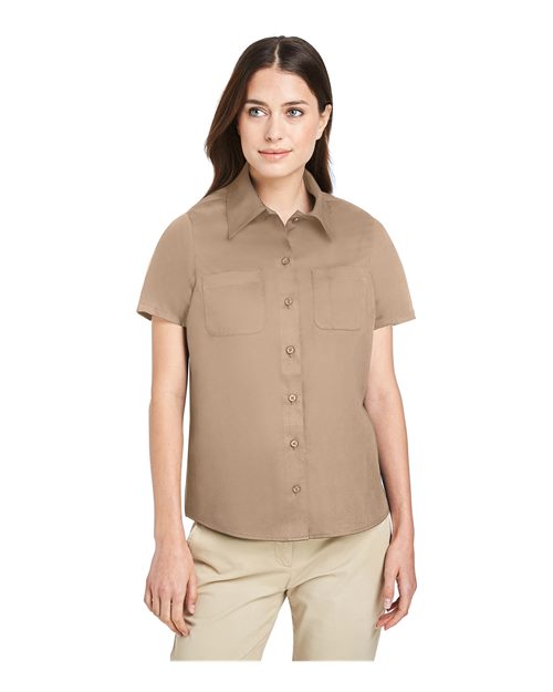 Harriton - Camisa de vestir de manga corta Advantage IL para mujer - M585W