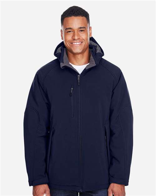 North End - Men's Glacier Insulated Three-Layer Softshell with Detachable Hood - 88159