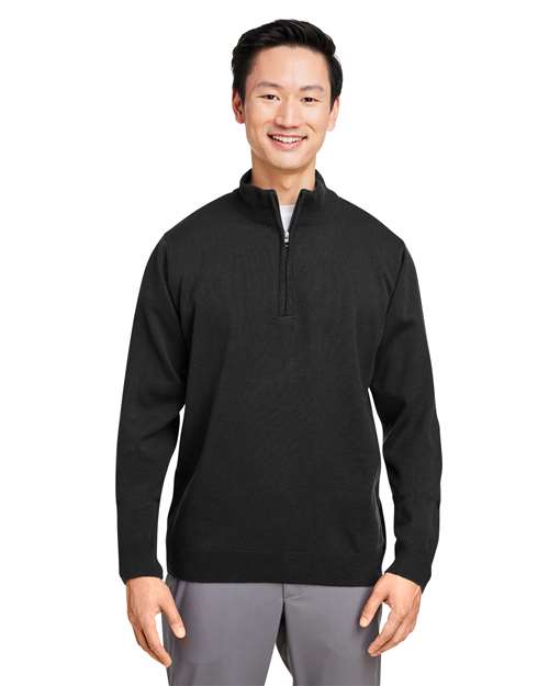 Harriton - Suéter unisex con cremallera de un cuarto Pilbloc™ - M421