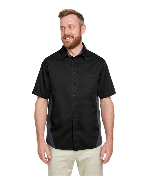 Harriton - Men's Tall Flash IL Colorblock Shirt - M586T