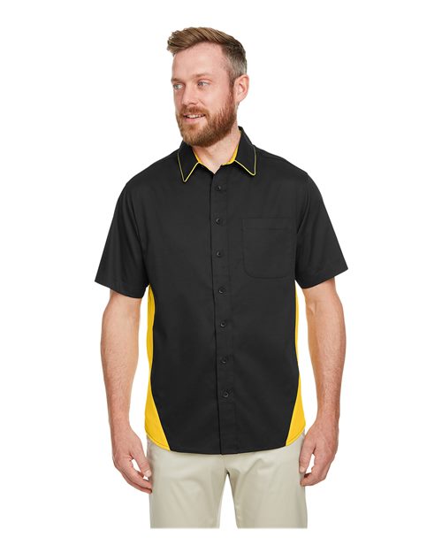 Harriton - Men's Tall Flash IL Colorblock Shirt - M586T