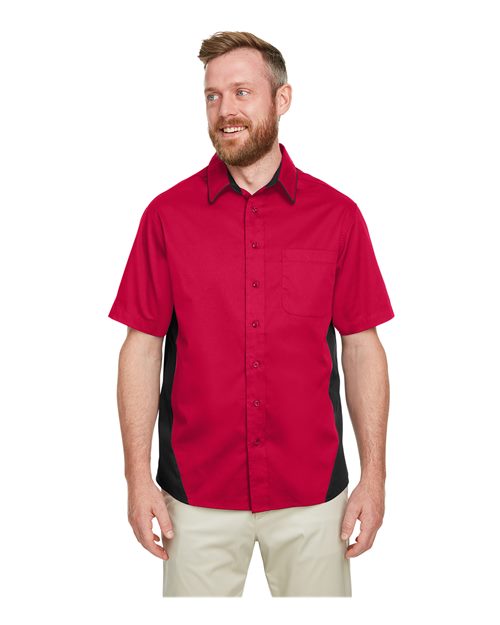 Harriton - Men's Tall Flash IL Colorblock Shirt - M586T