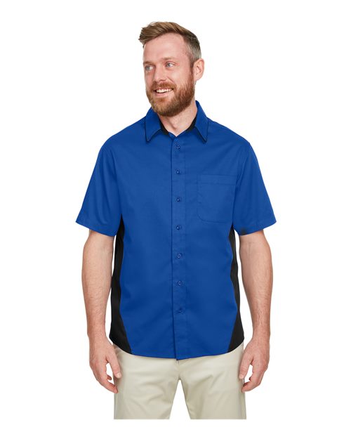 Harriton - Men's Tall Flash IL Colorblock Shirt - M586T