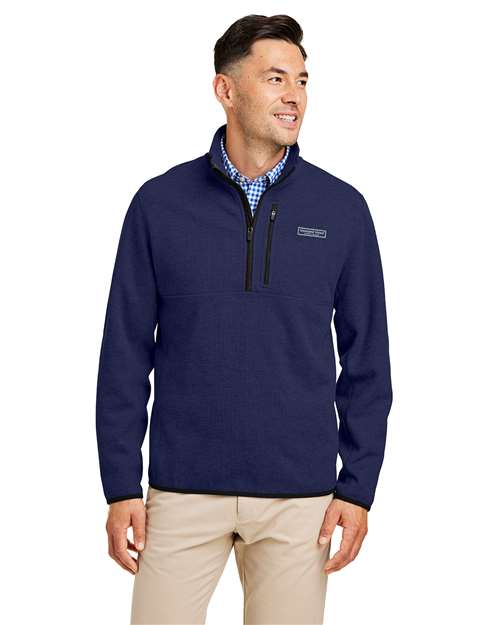 vineyard vines - Men's Mountain Sweaterfleece Quarter-Zip Pullover - K004694
