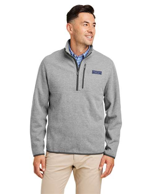 vineyard vines - Men's Mountain Sweaterfleece Quarter-Zip Pullover - K004694
