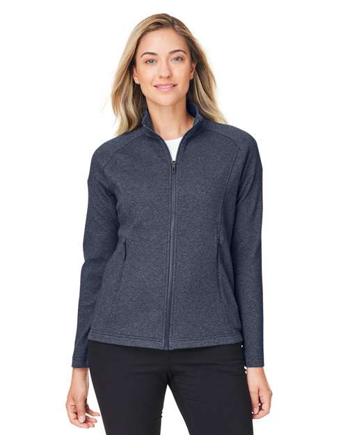 North End - Chaqueta texturizada Spirit con cremallera completa para mujer - NE727W