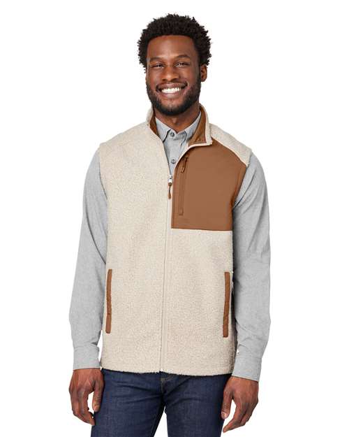 North End - Men's Aura Sweater Fleece Vest - NE714