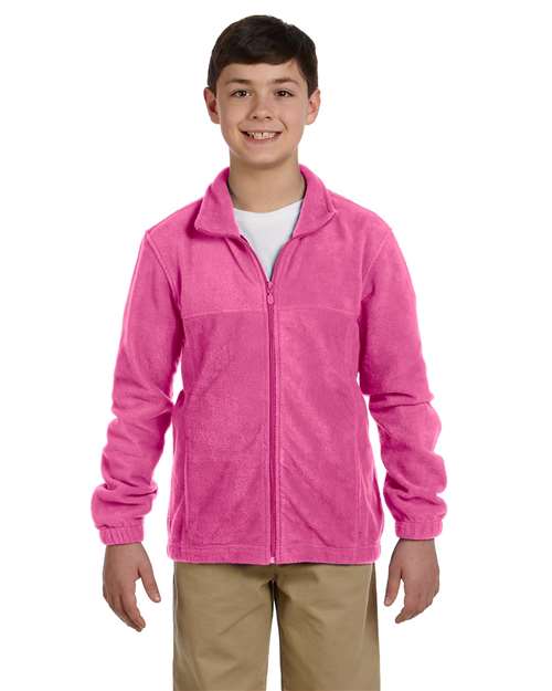 Harriton - Polar con cremallera completa para jóvenes - M990Y