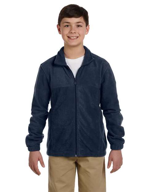 Harriton - Polar con cremallera completa para jóvenes - M990Y
