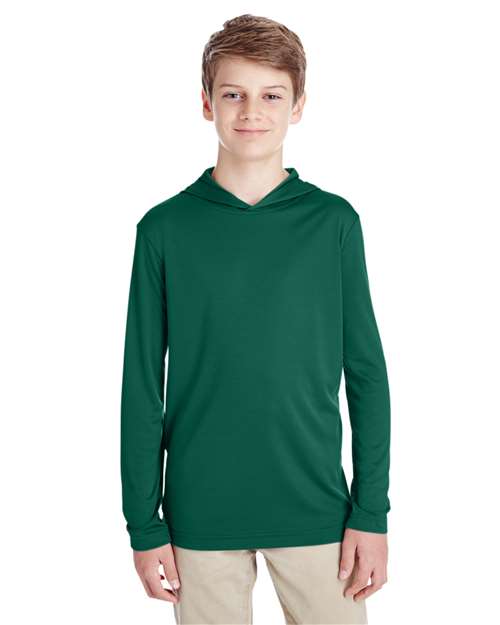 Equipo 365 - Camiseta con capucha de rendimiento para jóvenes - TT41Y