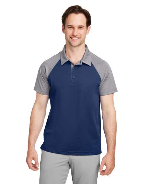 Polo con bloques de color y protección contra enganches Command para hombre - Team 365 - TT21C