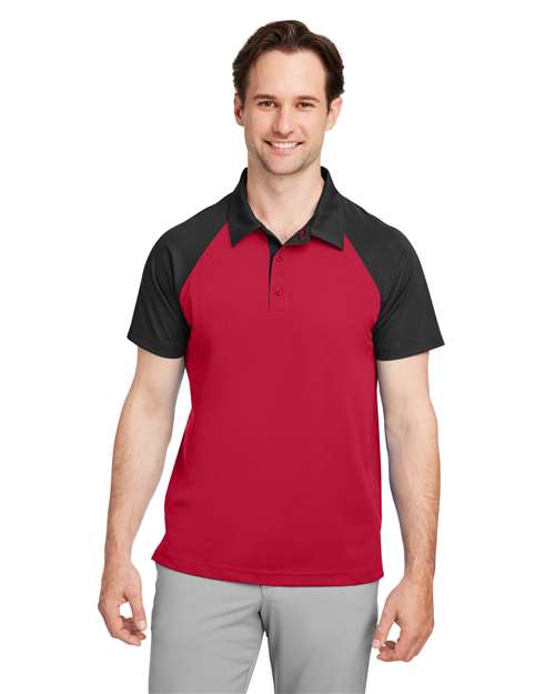 Polo con bloques de color y protección contra enganches Command para hombre - Team 365 - TT21C
