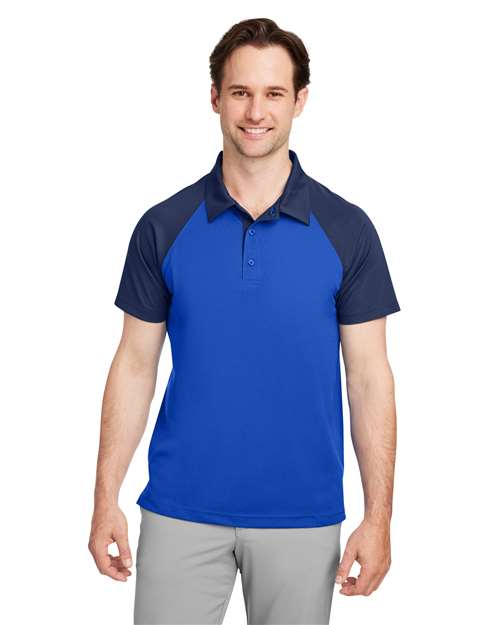 Polo con bloques de color y protección contra enganches Command para hombre - Team 365 - TT21C