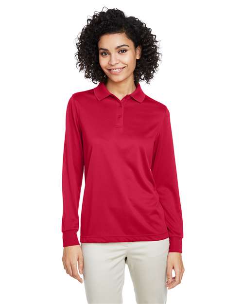 Harriton - Polo de manga larga Advantage Snag Protection Plus IL para mujer - M348LW