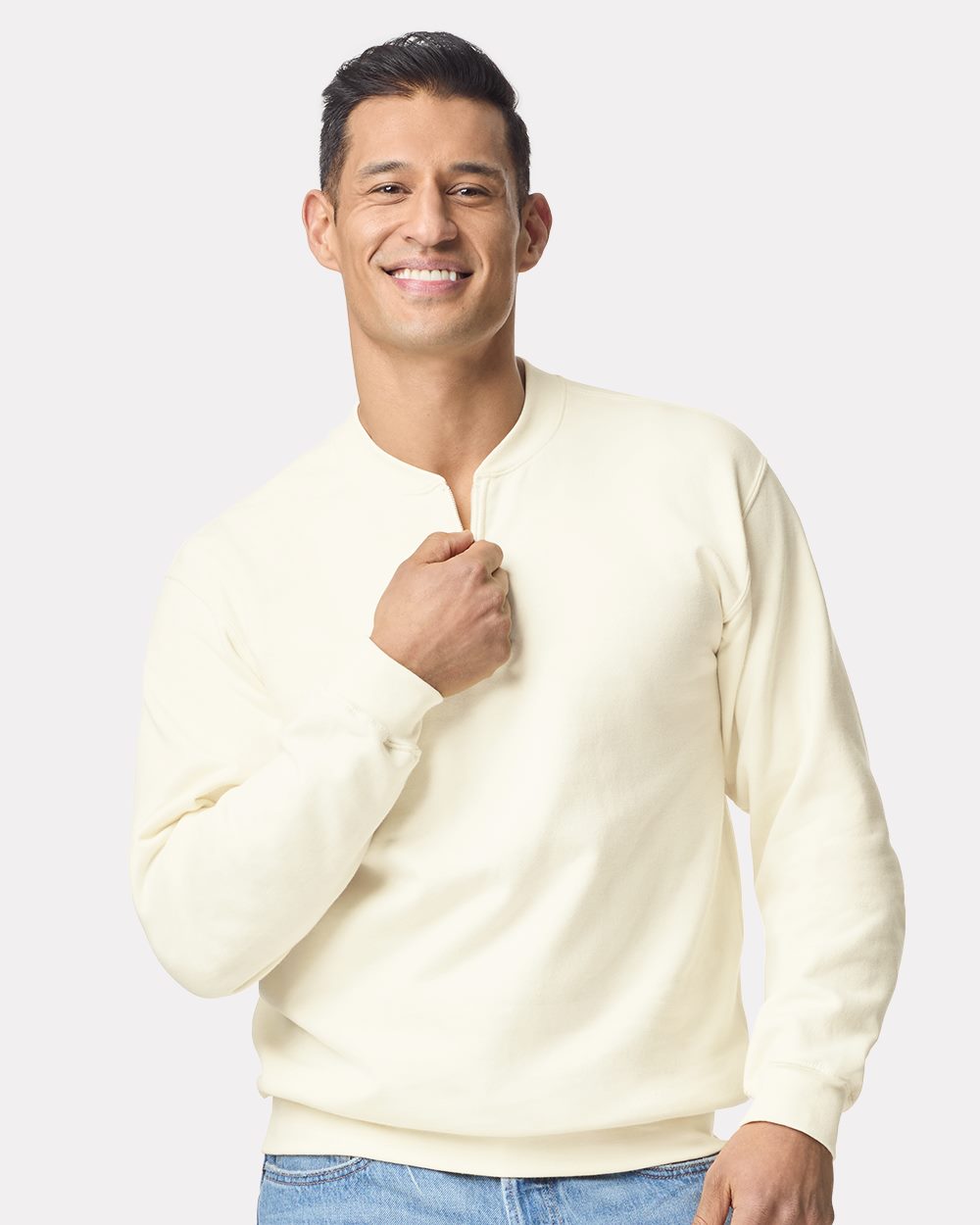 Gildan - Sudadera unisex Softstyle® de peso medio con cremallera de 1/4 - SF008