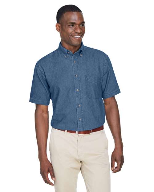 Harriton - Camisa vaquera para hombre - M550S