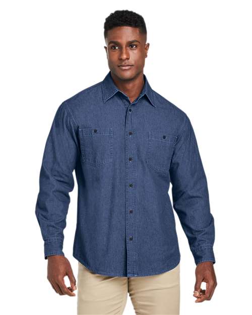 Harriton - Unisex Denim Shirt Jacket - M540