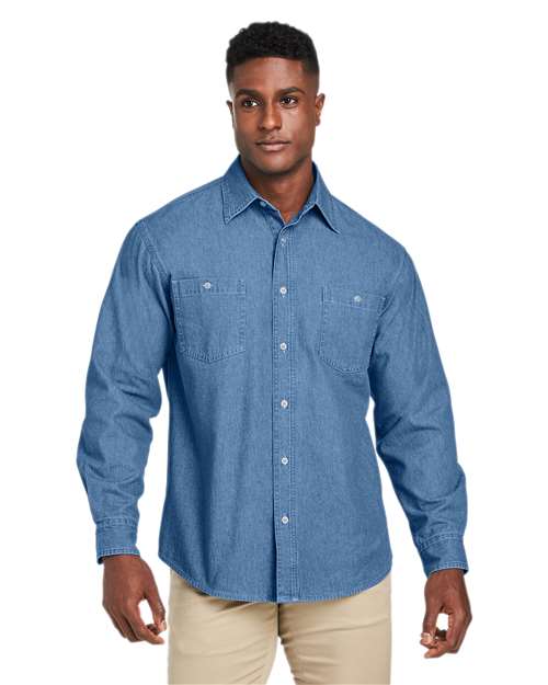 Harriton - Unisex Denim Shirt Jacket - M540
