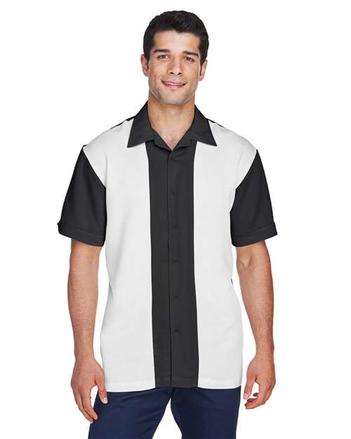 Harriton - Men's Two-Tone Camp Shirt - M575