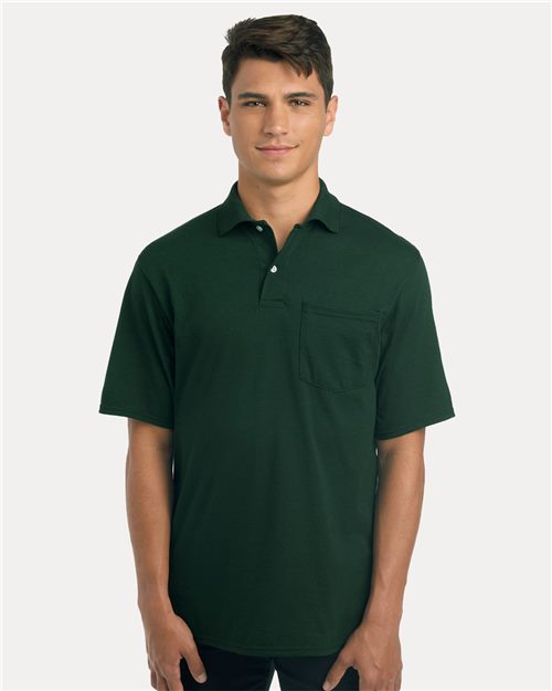 JERZEES - Polo Dri-Power® con bolsillo para hombre - 436MP