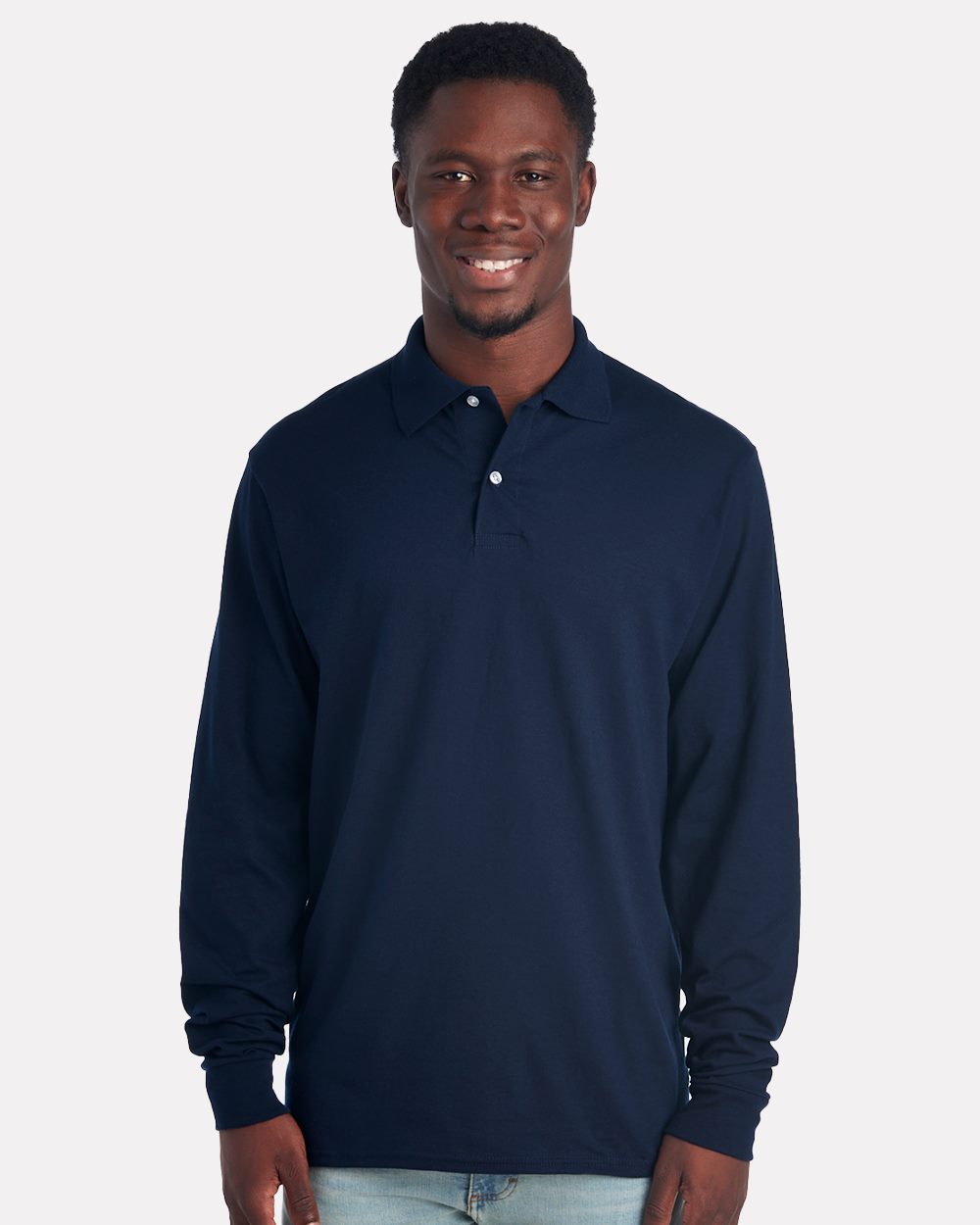 JERZEES - Men's Dri-Power® Long Sleeve Polo - 437LR