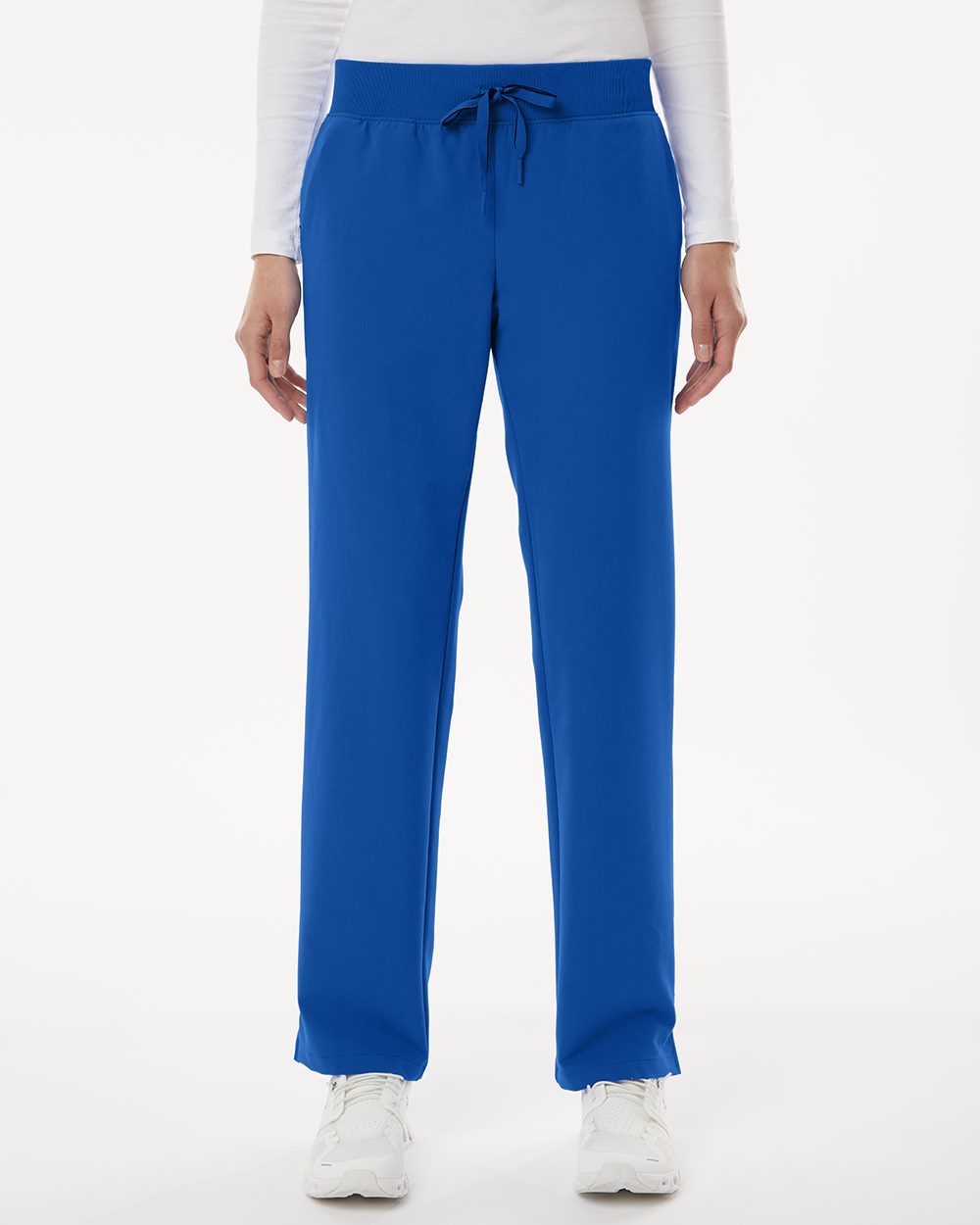 Jaanuu - Women's Petite Sizes Xenos Essential Knit-Waist Scrub Pants - W20001P