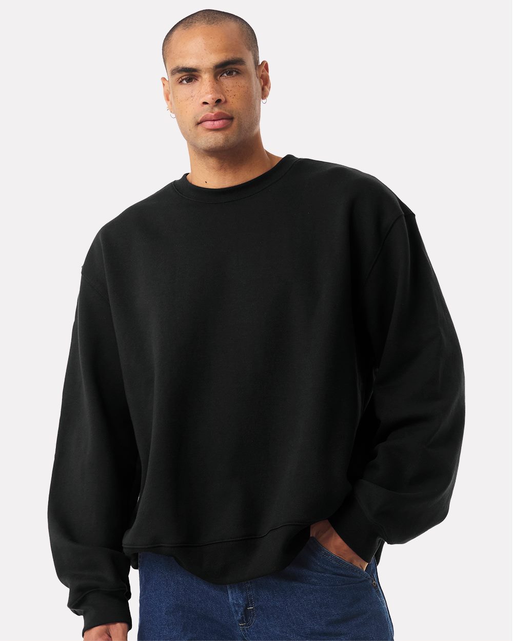 BELLA + CANVAS - Sudadera unisex de cuello redondo de 283 g - 4711