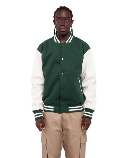 Shaka Wear - Unisex Letterman Jacket - SHLLJ