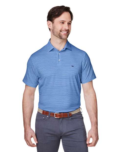 vineyard vines - Men's Bradley Stripe Sankaty Polo - G012426