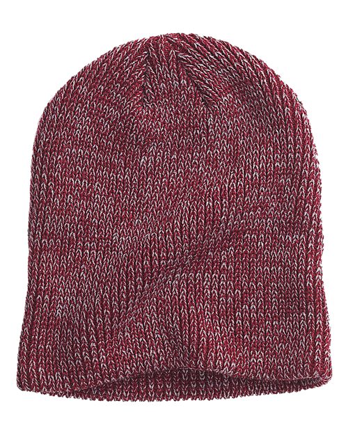 Accesorios grandes - Gorro acanalado jaspeado - BA524