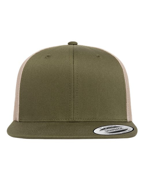 YP Classics - Gorra de camionero retro de perfil alto - 6609