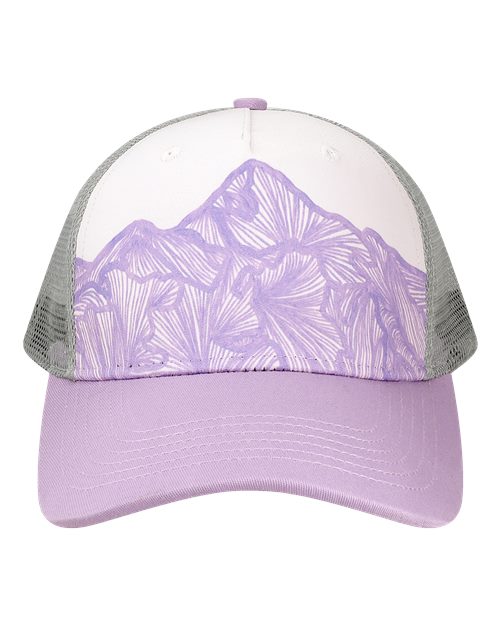 LOCALE - Printed Five-Panel Trucker Cap - 5PTKR