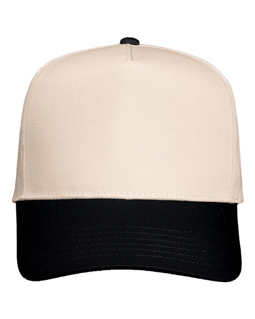 Valucap - Gorra de sarga de cinco paneles - 8869