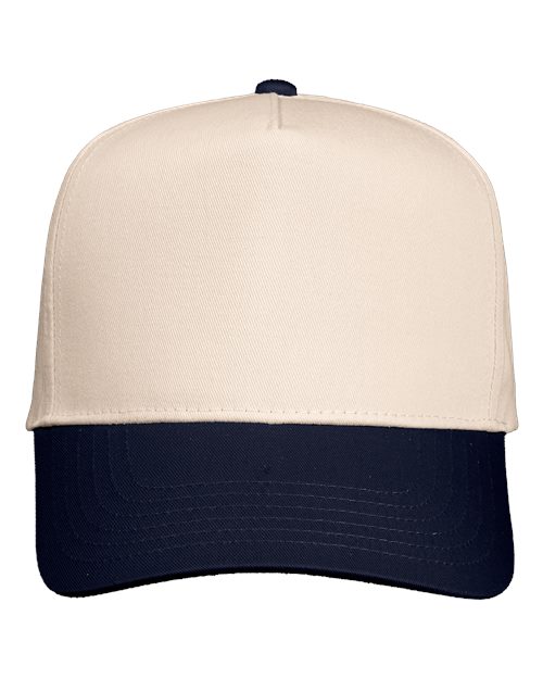 Valucap - Gorra de sarga de cinco paneles - 8869