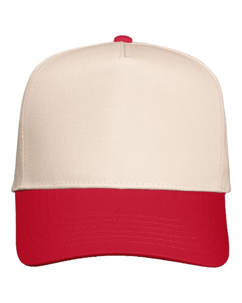 Valucap - Gorra de sarga de cinco paneles - 8869