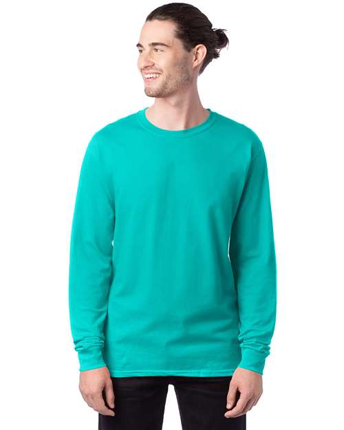 Hanes - Camiseta de manga larga Essential-T - 5286