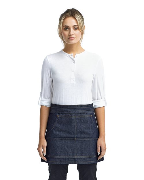 Artisan Collection by Reprime - Jeans Stitch Denim Waist Apron - RP125