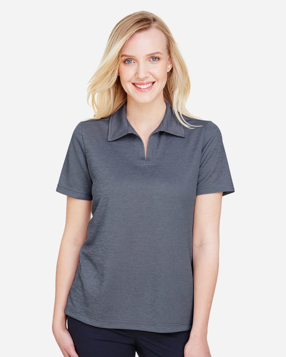 Devon & Jones - Polo CrownLux Performance® Address Melange para mujer - DG22W