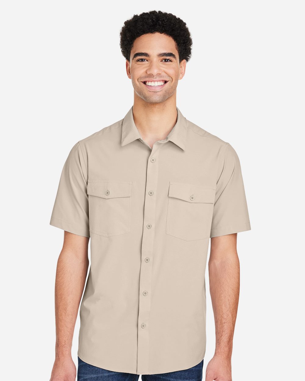 CORE365 - Camisa Ultra UVP® Marina para hombre - CE510