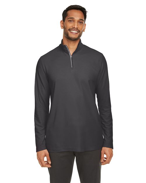 CORE365 - Jersey de piqué con cremallera de un cuarto Fusion ChromaSoft™ para hombre - CE405
