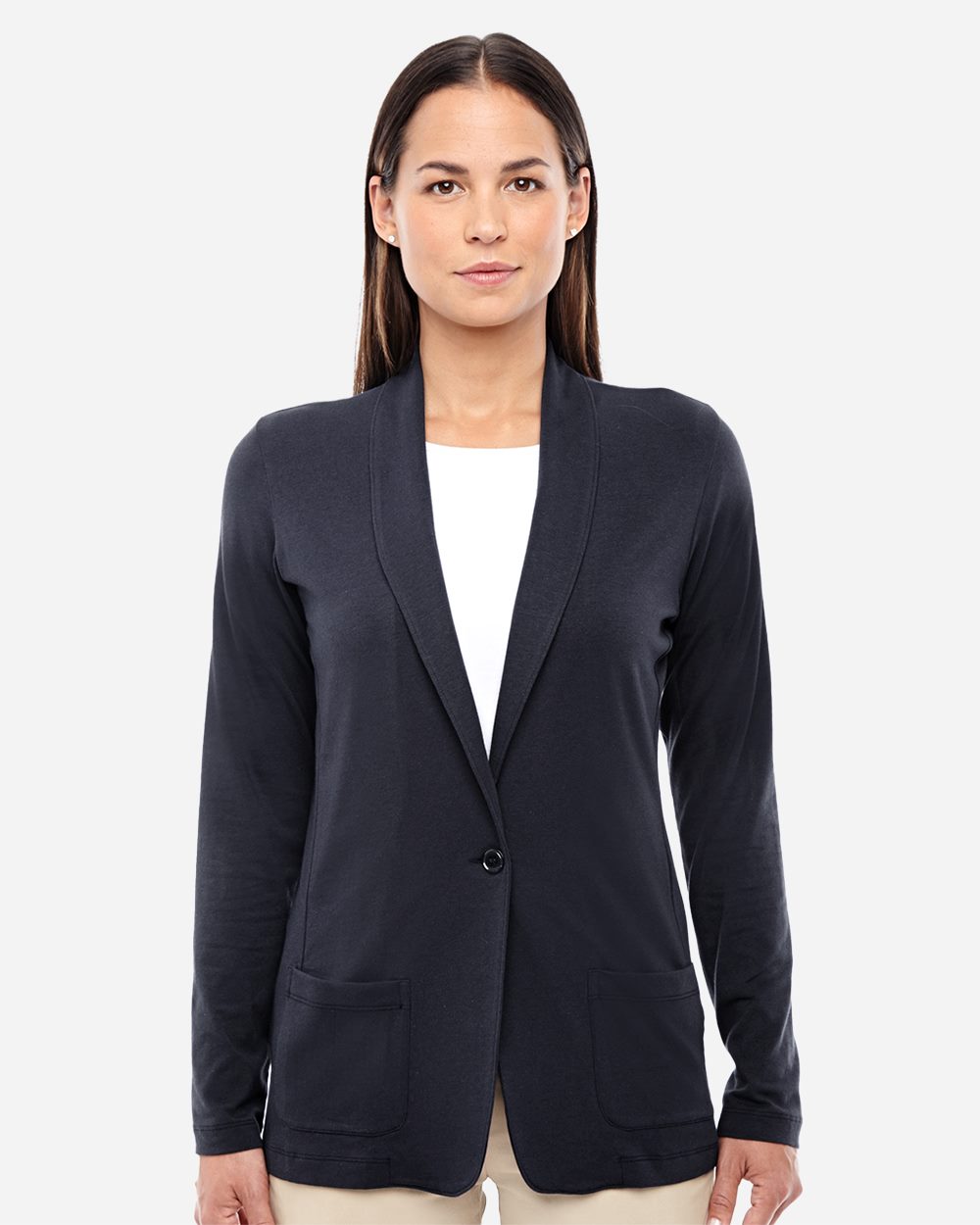 Devon & Jones - Cárdigan con cuello chal Perfect Fit™ para mujer - DP462W
