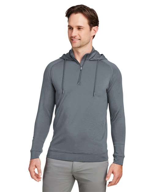 Swannies - Unisex Vandyke Quarter-Zip Hooded Pullover - SWV600