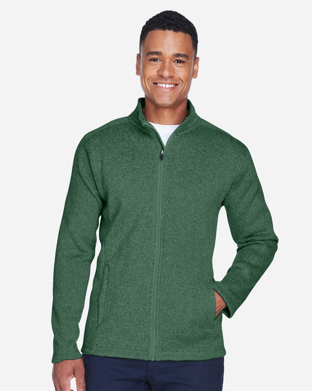 Devon & Jones - Chaqueta polar Bristol con cremallera completa para hombre - DG793