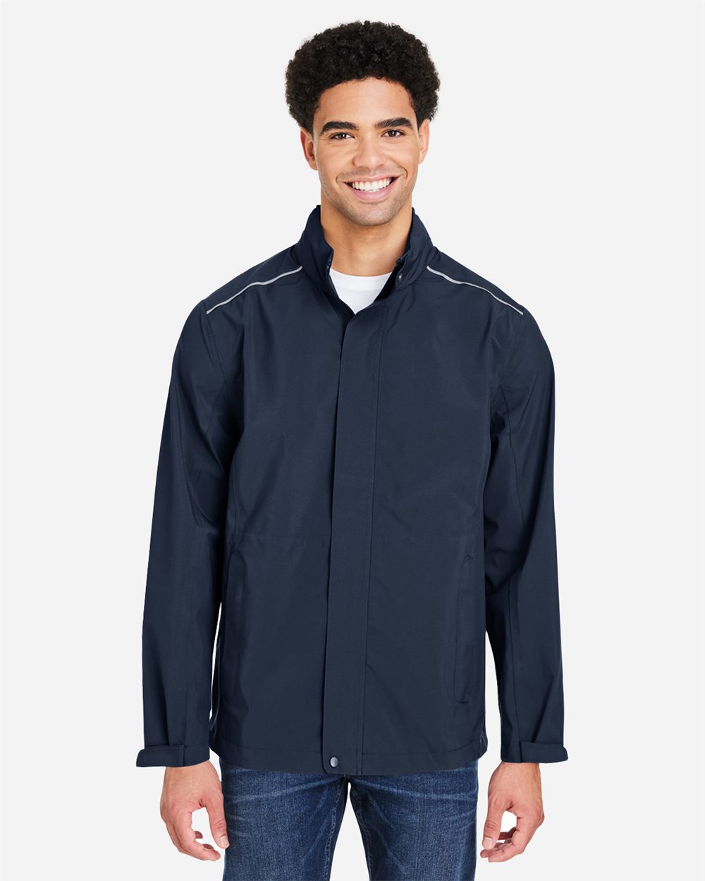 CORE365 - Men's Barrier Packable Rain Jacket - CE712