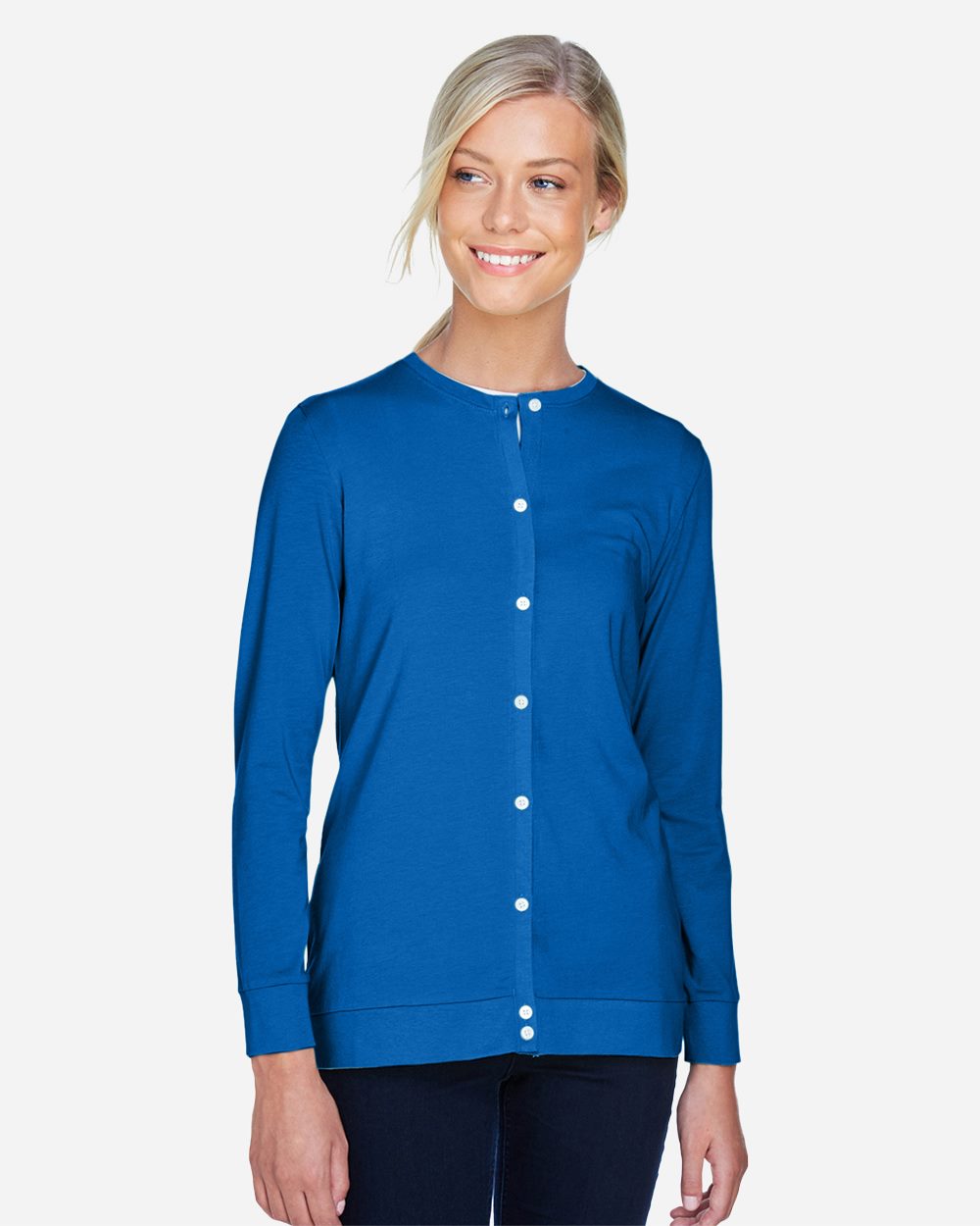Devon & Jones - Cárdigan de cinta Perfect Fit™ para mujer - DP181W
